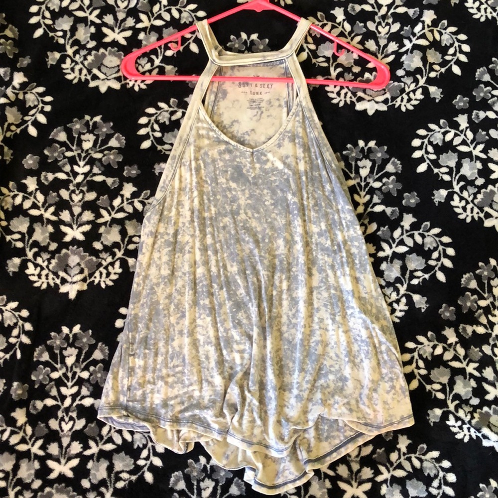 American Eagle Cut Out Choker Tank